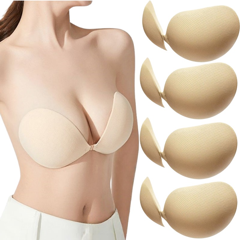 Strapless Bra Adhesive - Soutien-gorge adhésif push-up en silicone épaissi